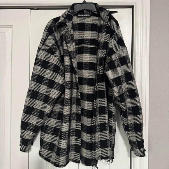 Palm Angels Monochrome Checkered Jacket - Picture 2 of 5